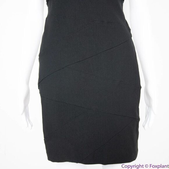 Ruby Rox black mini‎ bodycon dress spaghetti strap, size S - Picture 4 of 12